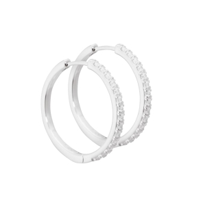 DARLING HOOP 25 MM. | SILVER