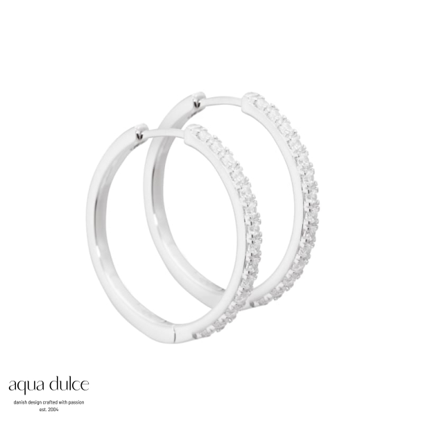 DARLING HOOP 25 MM. | SILVER