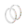 ELINA PASTEL HOOP | SILVER