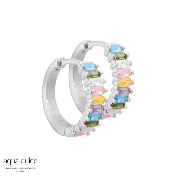 PHILINA PASTEL HOOP | SILVER