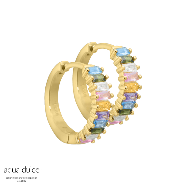 PHILINA PASTEL HOOP | GOLDEN
