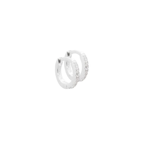 RAYA HOOP 10 MM. | SILVER