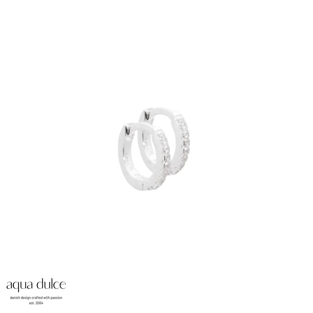 RAYA HOOP 10 MM. | SILVER