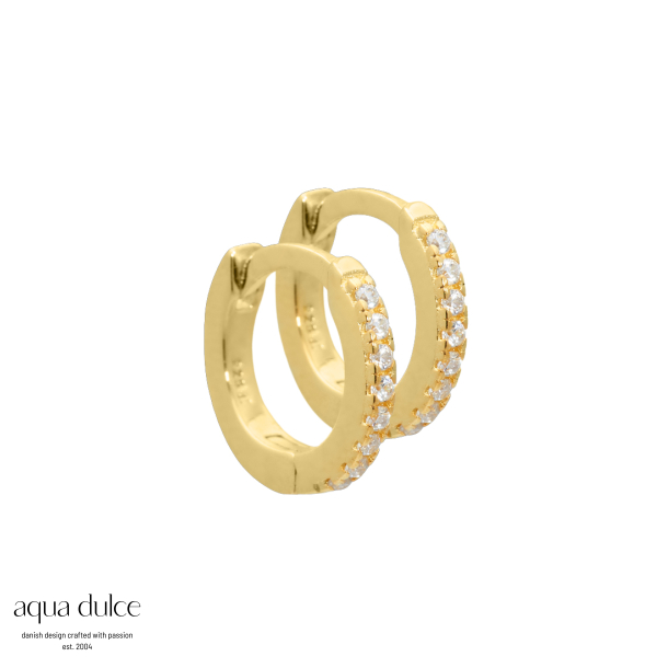 RAYA HOOP 10 MM. | GOLDEN