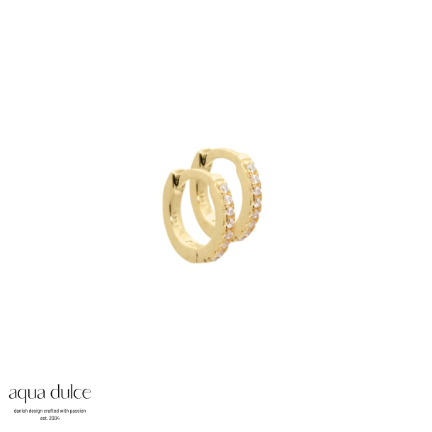 RAYA HOOP 10 MM. | GOLDEN