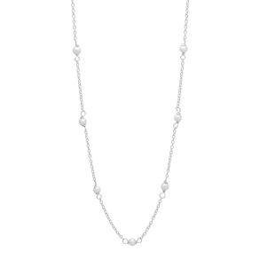 PEARLY NECKLACE | SILVER