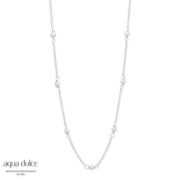 PEARLY NECKLACE | SILVER