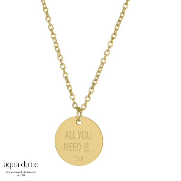 LOVE NECKLACE | GOLDEN