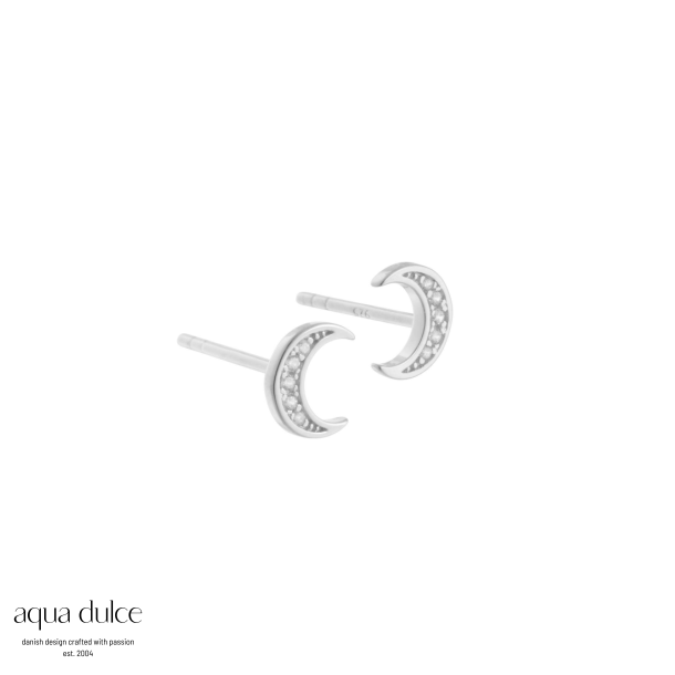 MOON EARSTUD | SILVER