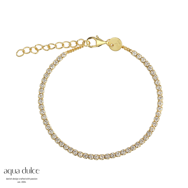 DAGNY TENNIS BRACLET | GOLDEN