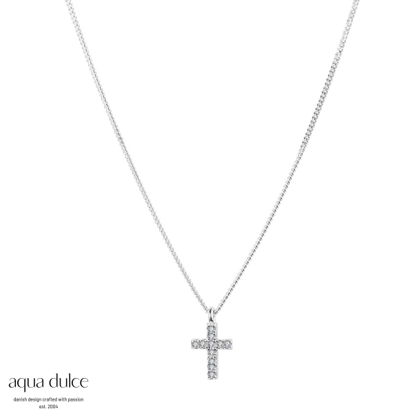 CROSS NECKLACE | SILVER
