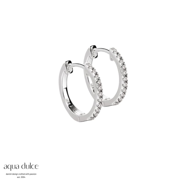 RAYA HOOP 15 MM. | SILVER