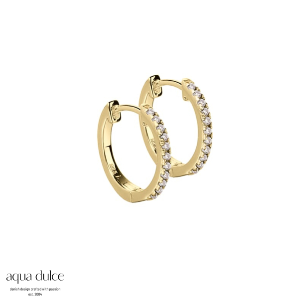 RAYA HOOP 15 MM. | GOLDEN