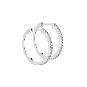 RAYA HOOP 20 MM. | SILVER