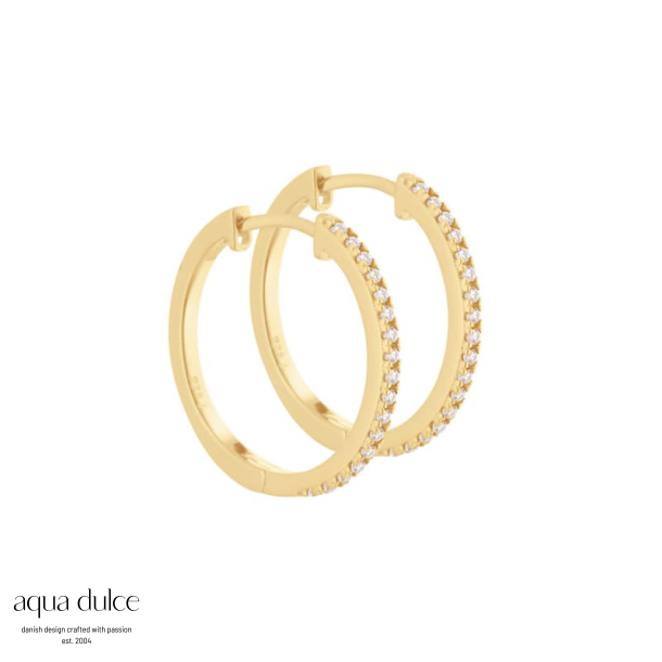 RAYA HOOP 20 MM. | GOLDEN