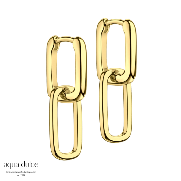 CUBIC HOOPS 15 MM. | GOLDEN