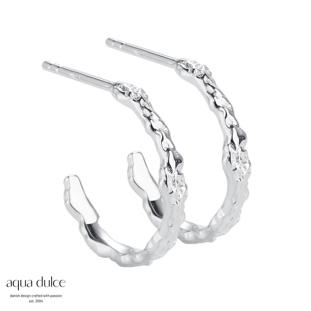 *MILA HOOP 15 MM | SILVER