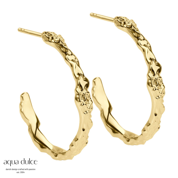 *MILA HOOP 25 MM | GOLDEN