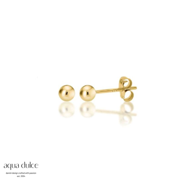 SHINY BALL EARSTUD | SILVER