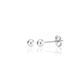 SHINY BALL EARSTUD | SILVER