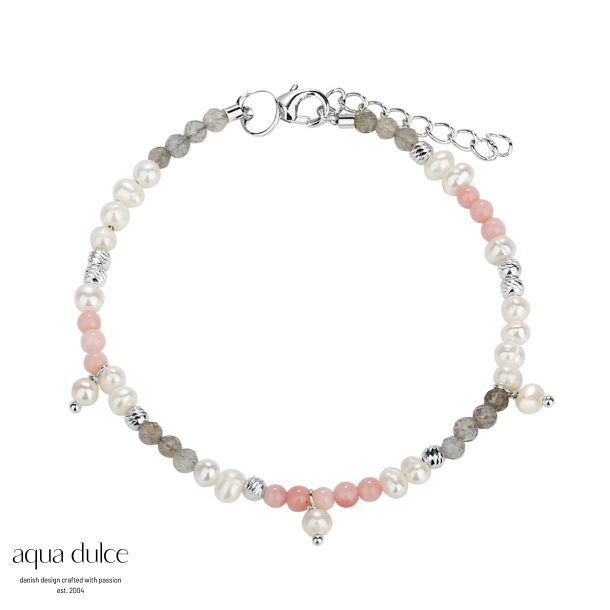 *OPAL LOVE BRACELET | SILVER