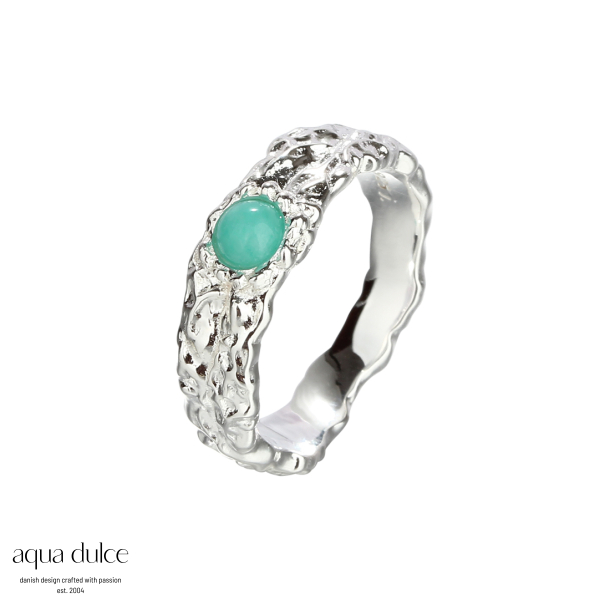Ring | AMAZONIT MILA RING SILVER