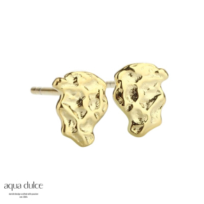 SMALL WAVE EARSTUD | GOLDEN