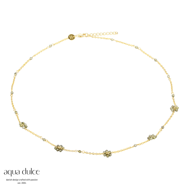 DAISY OLIVE NECKLACE | GOLDEN