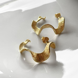 RHUMBA HOOP BIG | GOLDEN