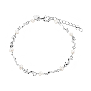 RHUMBA PEARL BRACELET | SILVER