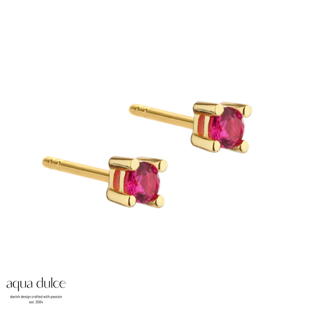 MINI KAYA PINK EARSTUD | GOLDEN