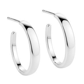BB HOOP SHINY SMALL 20 MM | SILVER