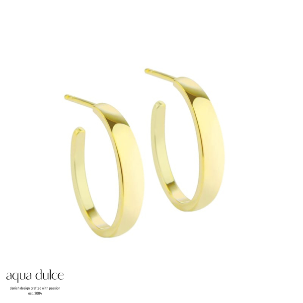 BB HOOP SHINY SMALL | GOLDEN