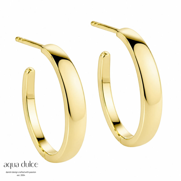 BB HOOP SHINY SMALL 20 MM | GOLDEN