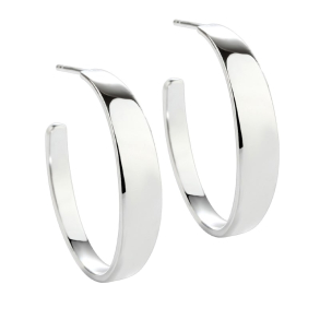 BB HOOP SHINY BIG | SILVER