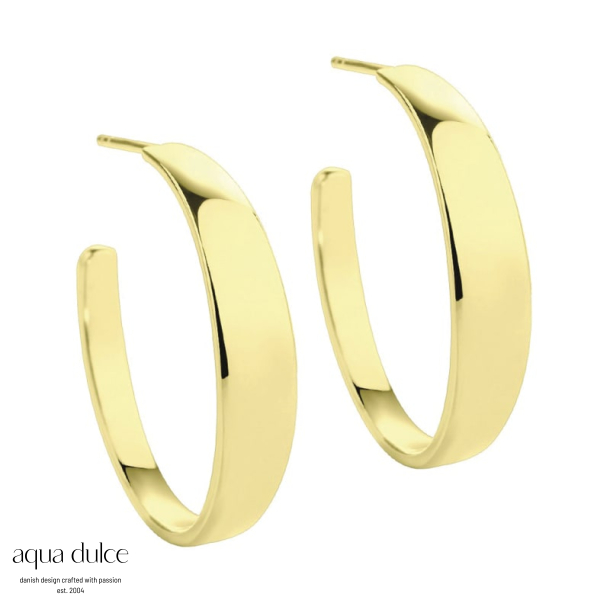 BB HOOP SHINY BIG | GOLDEN