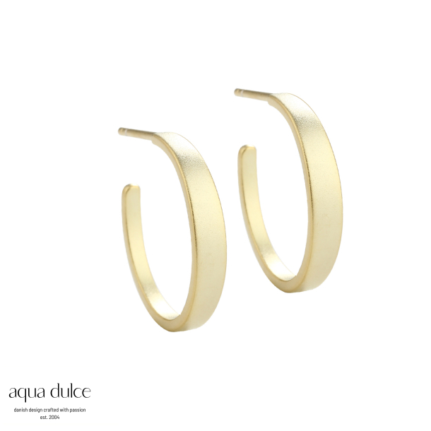 BB HOOP SAND SMALL | GOLDEN