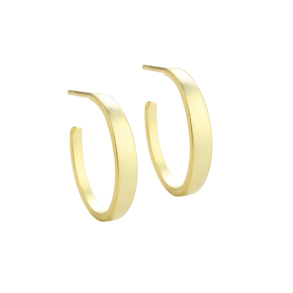 BB HOOP SAND SMALL | GOLDEN