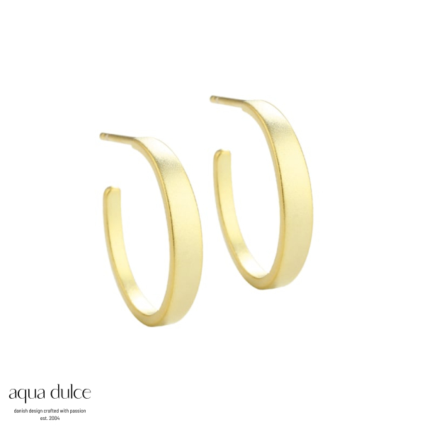 BB HOOP SAND SMALL | GOLDEN