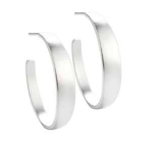 BB HOOP SAND BIG | SILVER