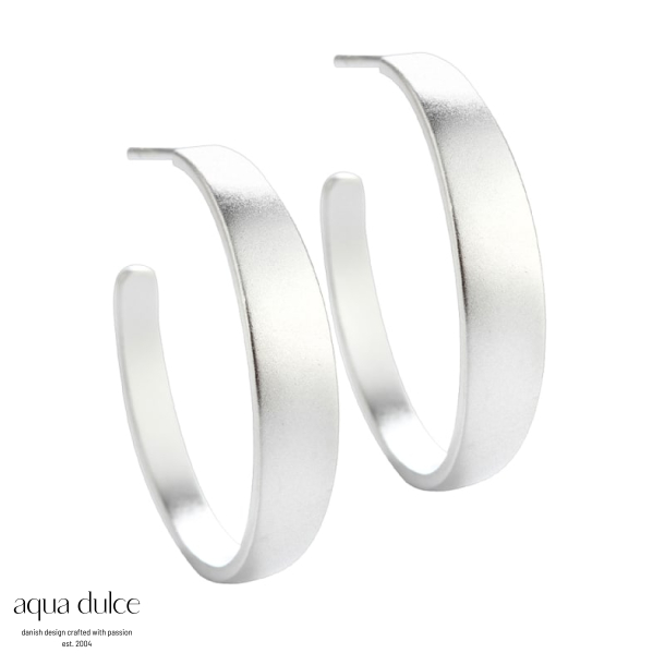 BB HOOP SAND BIG | SILVER