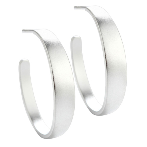 BB HOOP SAND BIG 30 MM | SILVER