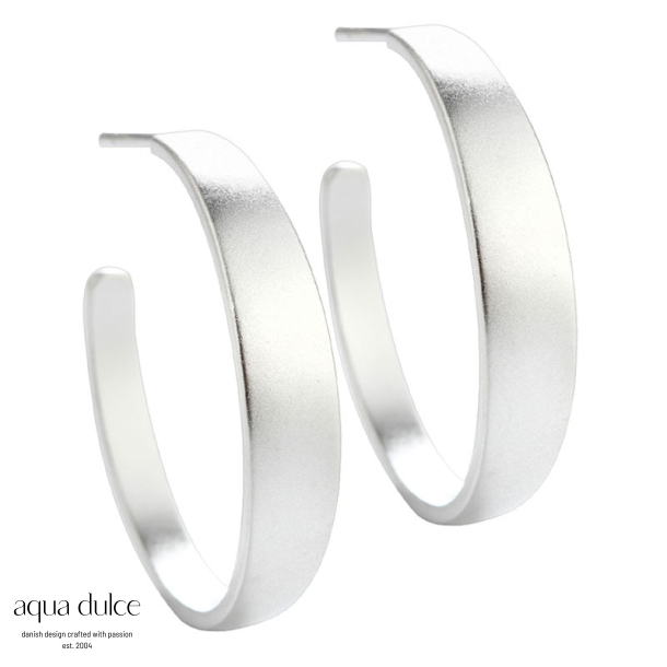 BB HOOP SAND BIG 30 MM | SILVER