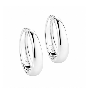 EMMA HOOP 12 MM. | SILVER