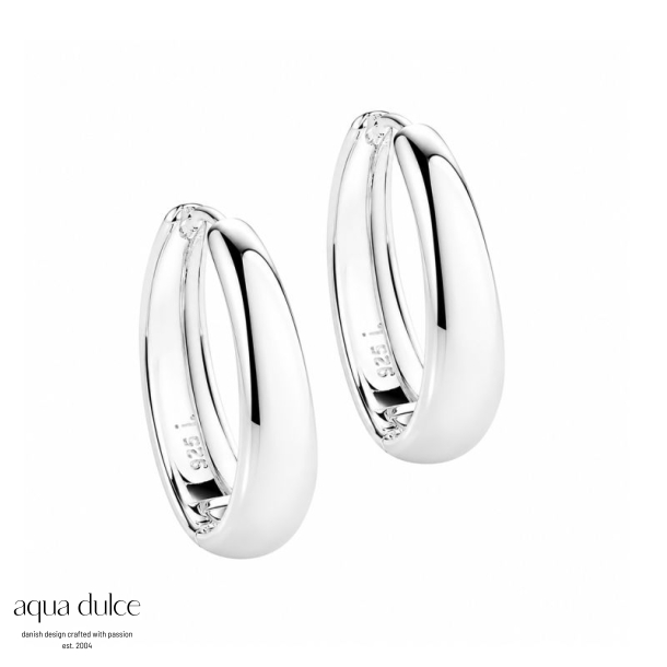 EMMA HOOP 12 MM. | SILVER