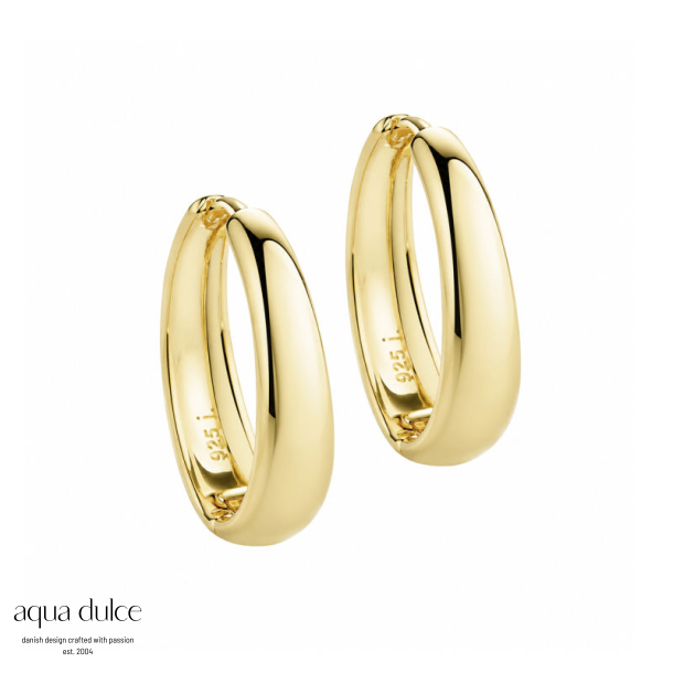EMMA HOOP 12 MM. | GOLDEN