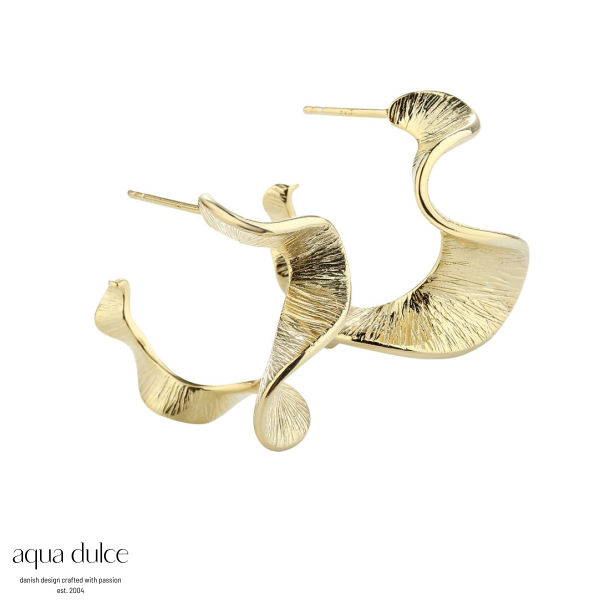 RHUMBA MEDIUM HOOP | GOLDEN