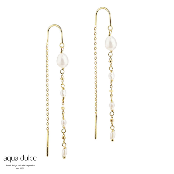 *RICE DOT EARHTREAD | GOLDEN