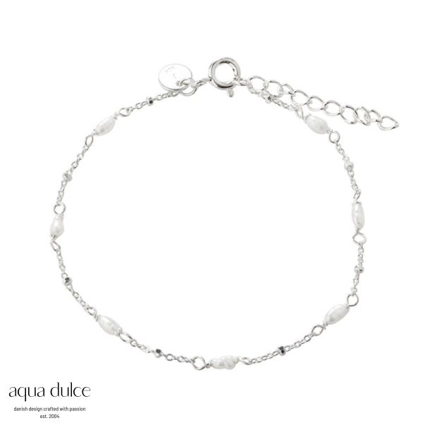 *RICE DOT SINGLE BRACELET | SILVER