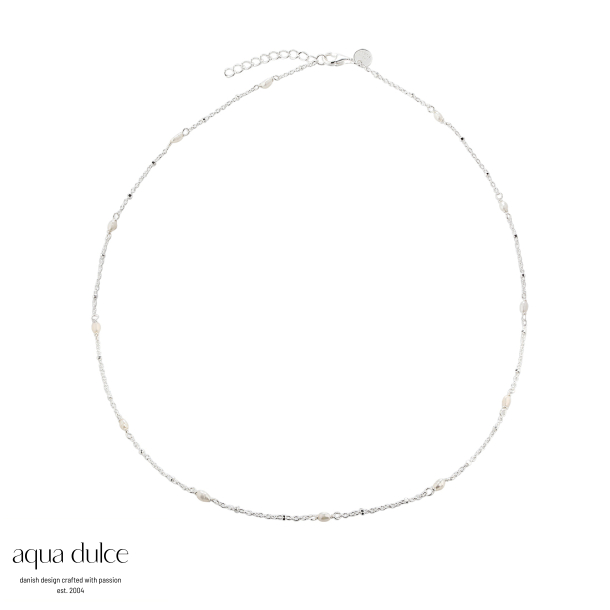 RICE DOTS NECKLACE | SILVER